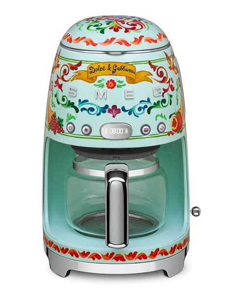 smeg kaffeemaschine dolce gabbana|Dolce & Gabbana refrigerator.